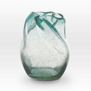Ice Blue Seeds Vase IC0208 - Viterra Art Glass