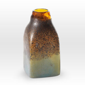 Amber Stone Vessel MG0210 - Viterra Art Glass