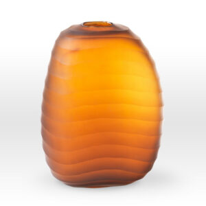 Cinnamon Cut Vase MN0210 - Viterra Art Glass