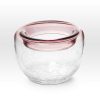 Amethyst Crackle Bowl RB0404 - Viterra Art Glass
