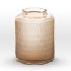 Light Rose Cut Vase RQ0112 - Viterra Art Glass