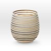 Gray Camel Cut Vessel SG0108 - Viterra Art Glass