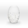 White Gold Vase SH0109 - Viterra Art Glass
