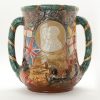 King George V and Queen Mary Silver Jubilee Loving Cup (Uncrowned version) - Royal Doulton Loving Cup