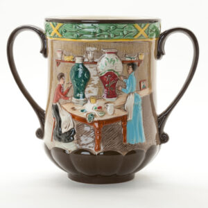 Pottery in the Past Loving Cup D6696 - Royal Doulton Loving Cup
