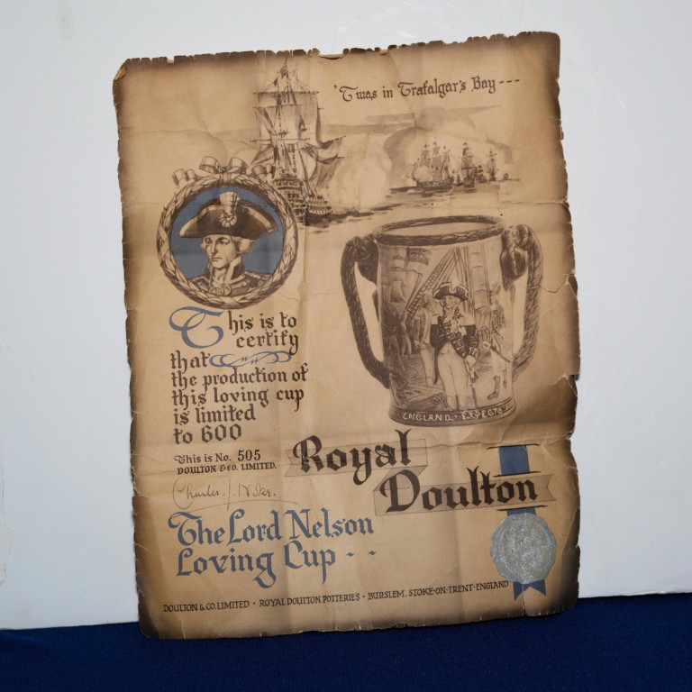 Admiral Lord Nelson - Royal Doulton Loving Cup