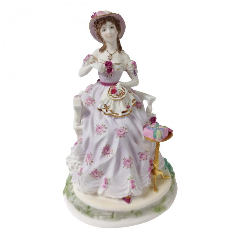 Embroidery - Royal Worcester Figurine
