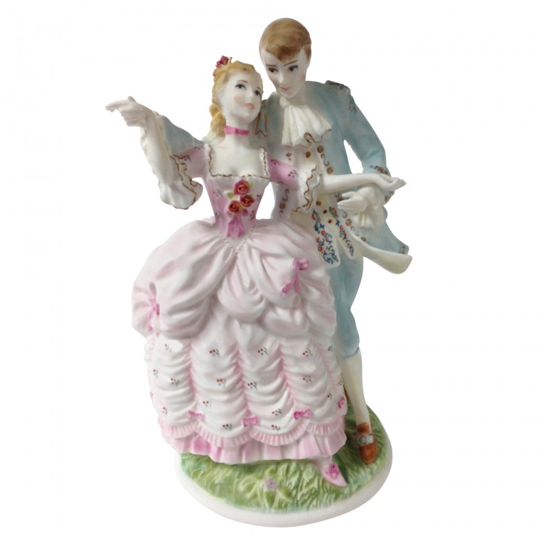 The Flirtation CW304 - Royal Worcester Figurine