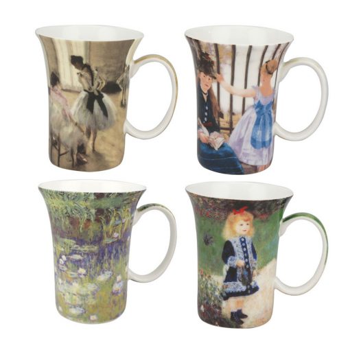 Impressionist - Set of 4 Mugs - Boxed Mug Set