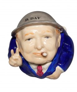 D-Day Churchill Face Pot