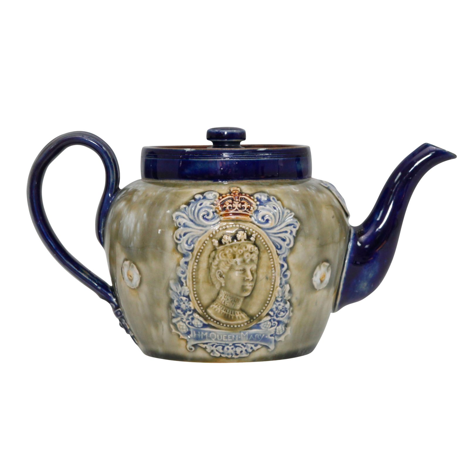 Royal Doulton - George V & Queen Mary Stoneware Teapot