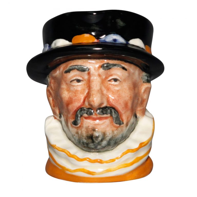 Beefeater - Color Variation Orange - Miniature - Royal Doulton Character Jug