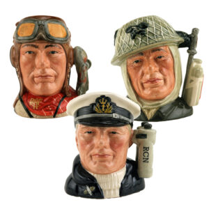 Canadian Soldier Matched Set 3 D6903/4/5 - Small - Royal Doulton Character Jug