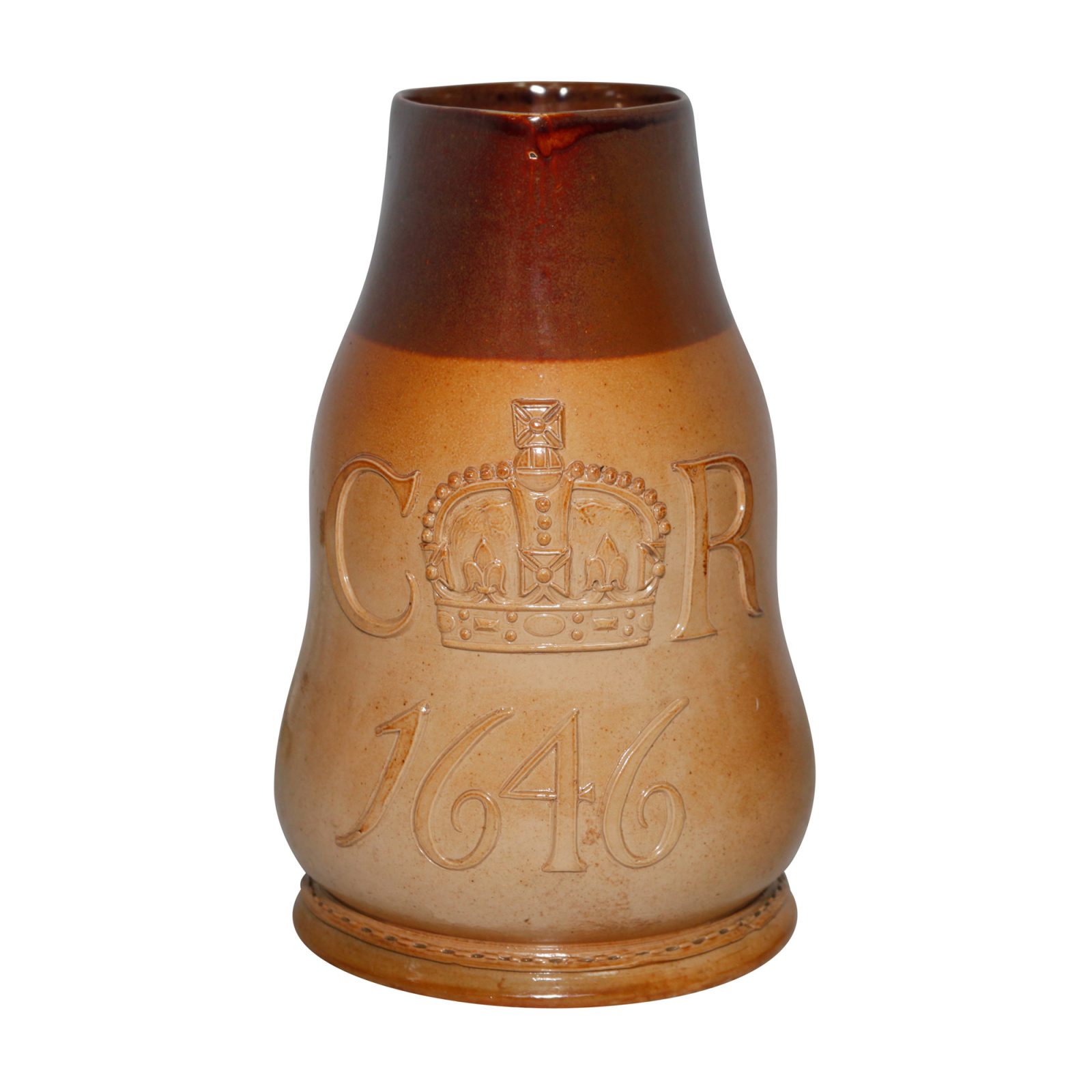 Large Stoneware Pitcher C R 1646 Seaway China Co.