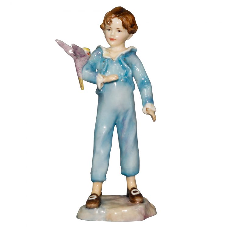 Boy with Parakeet RW3087 - Royal Worcester Figurine