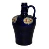 Stoneware Dark Blue bottle