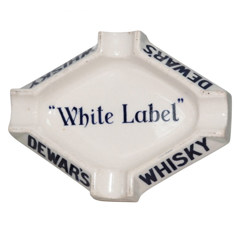 Dewars White Label Ashtray