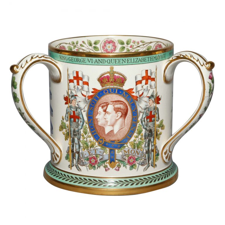 George VI QE Spode Tyg - Royal Doulton Commemorative