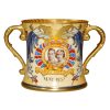 George VI Shelley Loving Cup - Royal Doulton Commemorative