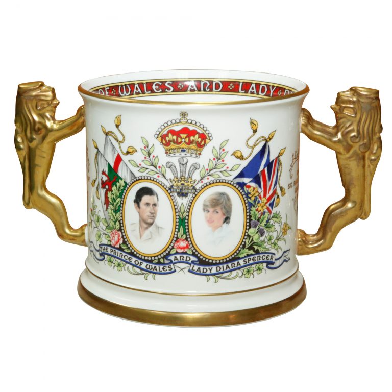 Paragon Loving Cup Marriage Charles D - Paragon Commemorative