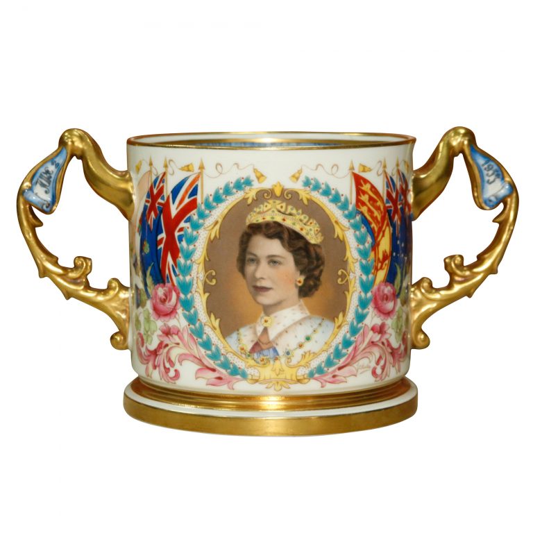 Queen Elizabeth II Coron Cup - Royal Doulton Commemorative