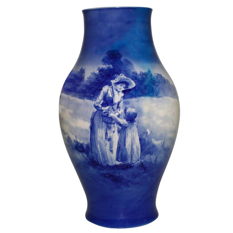 Blue Children Vase GBW 18H - Royal Doulton Seriesware