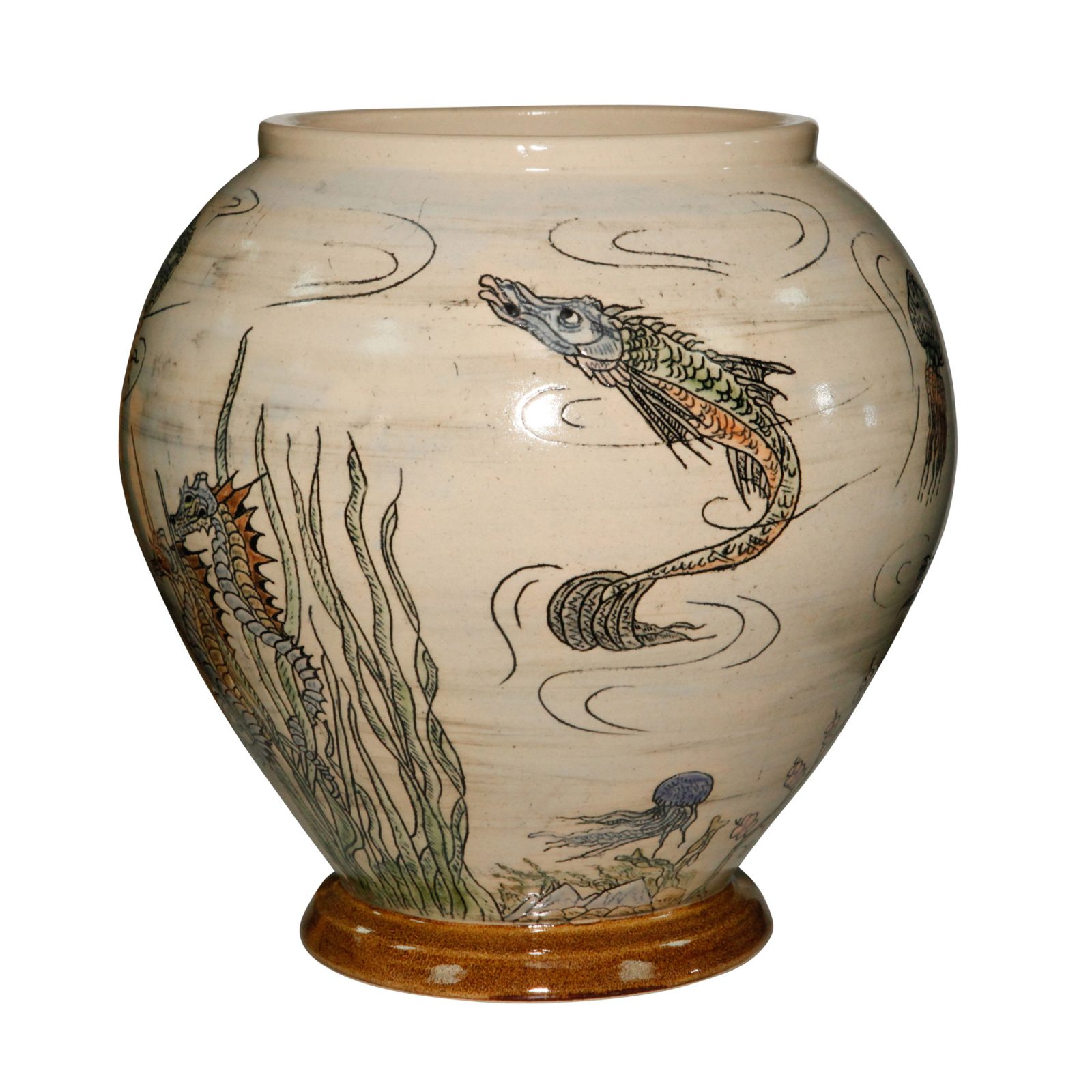 Fish Vase Large - Andrew Hull Pottery
