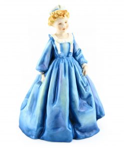 Grandmothers Dress Blue RW3081BL_G - Royal Worcester Figurine