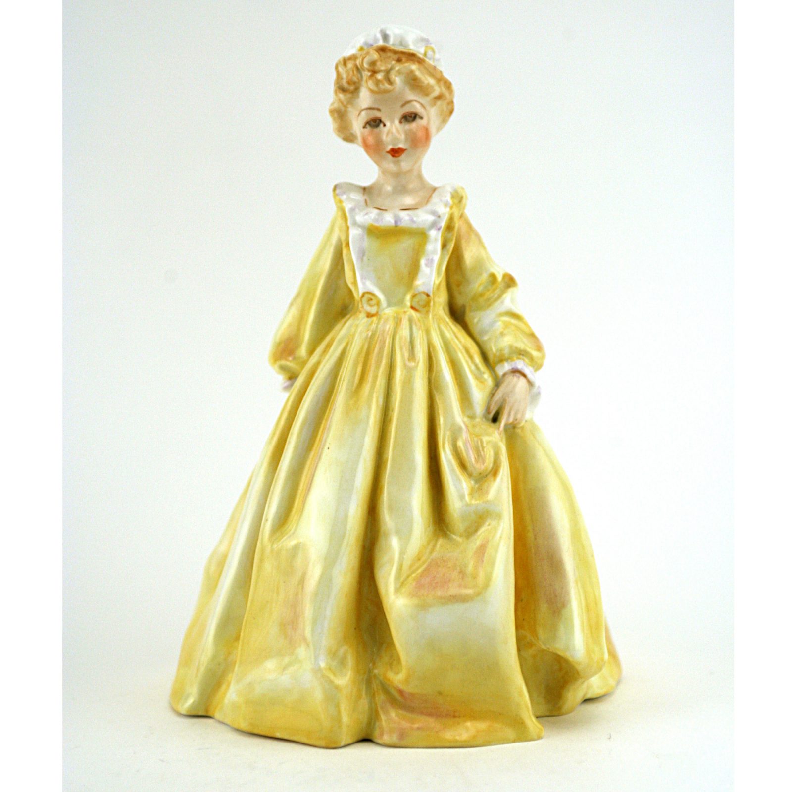 Grandmother's Dress (yellow) RW3081 - Royal Worcester Figurine