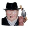 Bairstow Manor Winston Churchill Bricklayer Small Character Jug