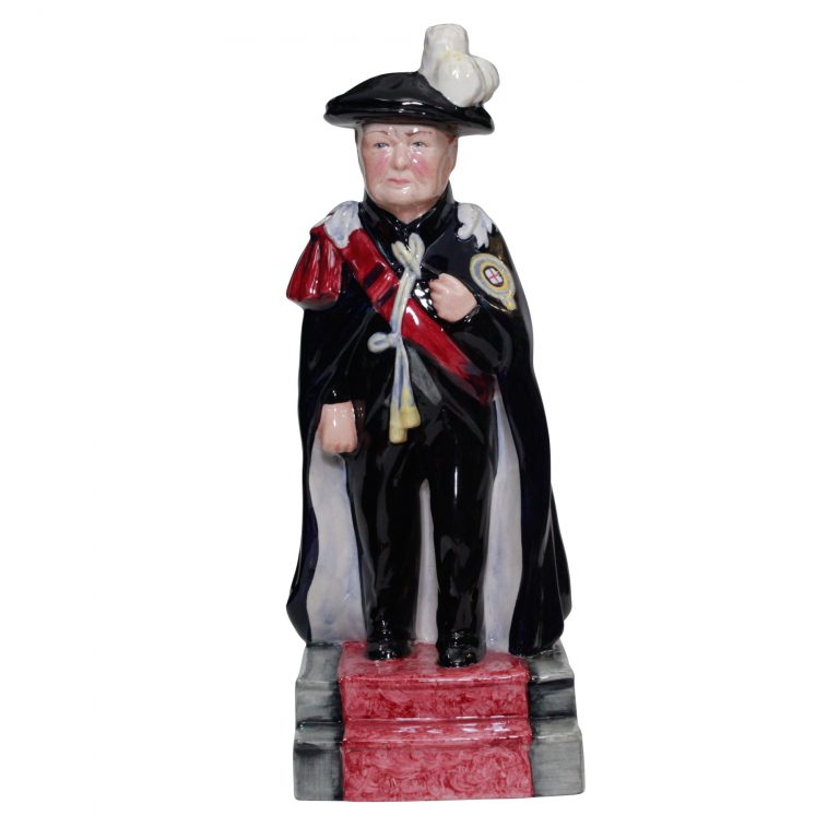 Bairstow Manor Winston Churchill Knight of the Garter Figure