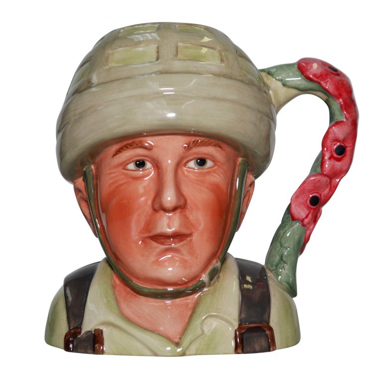 Hero Comes Home Jug - Royal Worcester Jug