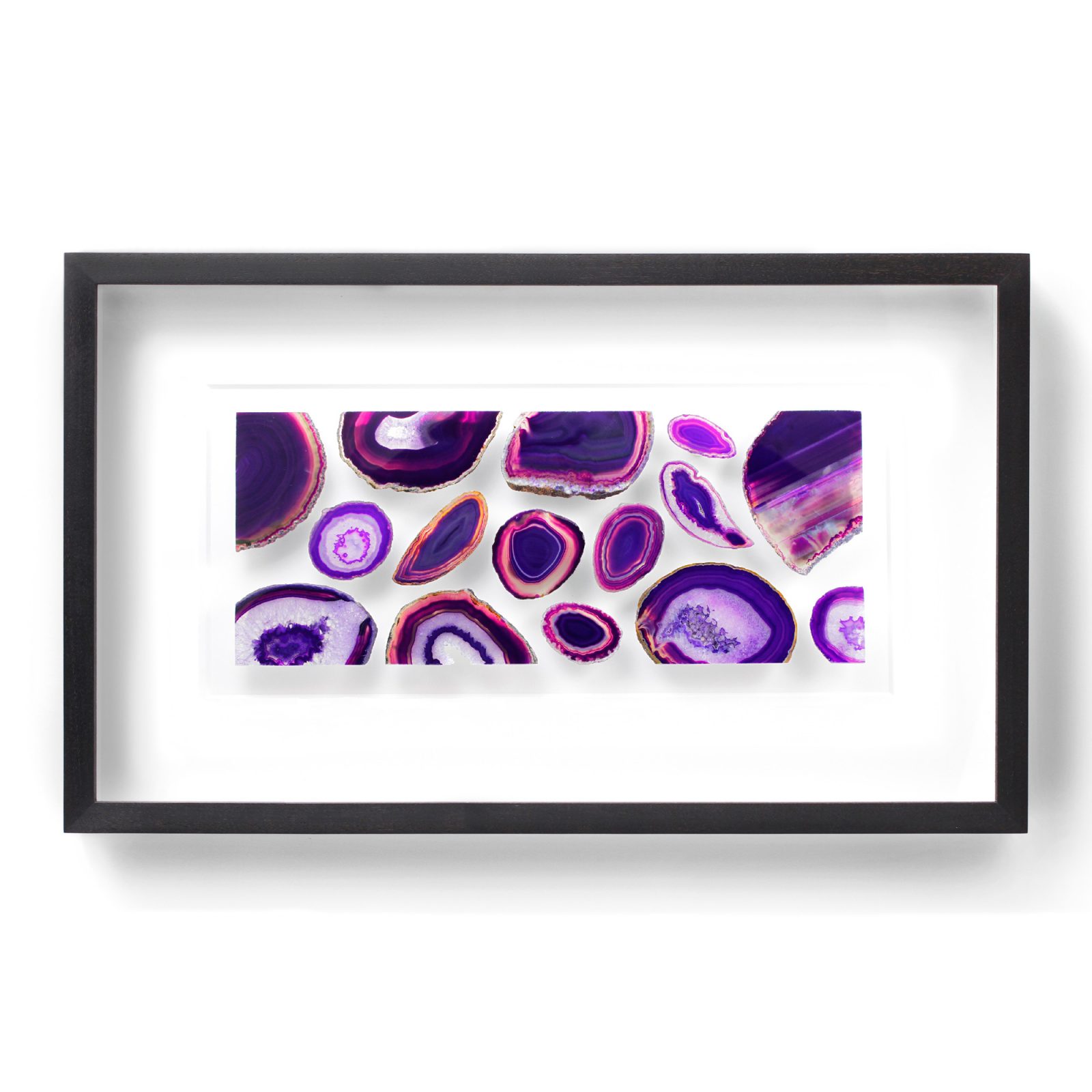 32x20 Agate Slice Mosaic - Violet