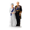 Platinum Wedding Anniversary - QEII 70th Anniversary HN5874 - Royal Doulton Figurine