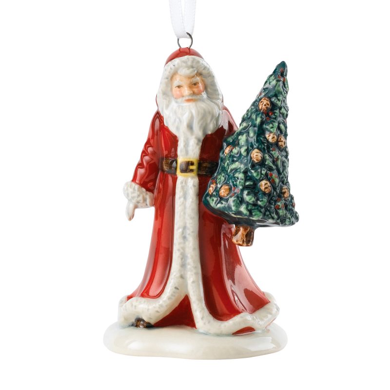 Santa On Chimney Ornament HN5863 Royal Doulton Figurine Seaway