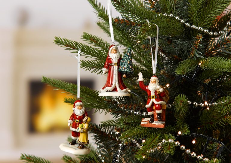 Santa & Tree Ornament HN5861 - Royal Doulton Figurine