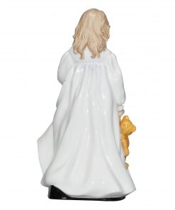 Young Girl with Teddy Bear (Prototype) - Royal Doulton Figurine