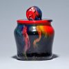 Sung Flambe Tobacco Jar with Elephant Finial - Royal Doulton