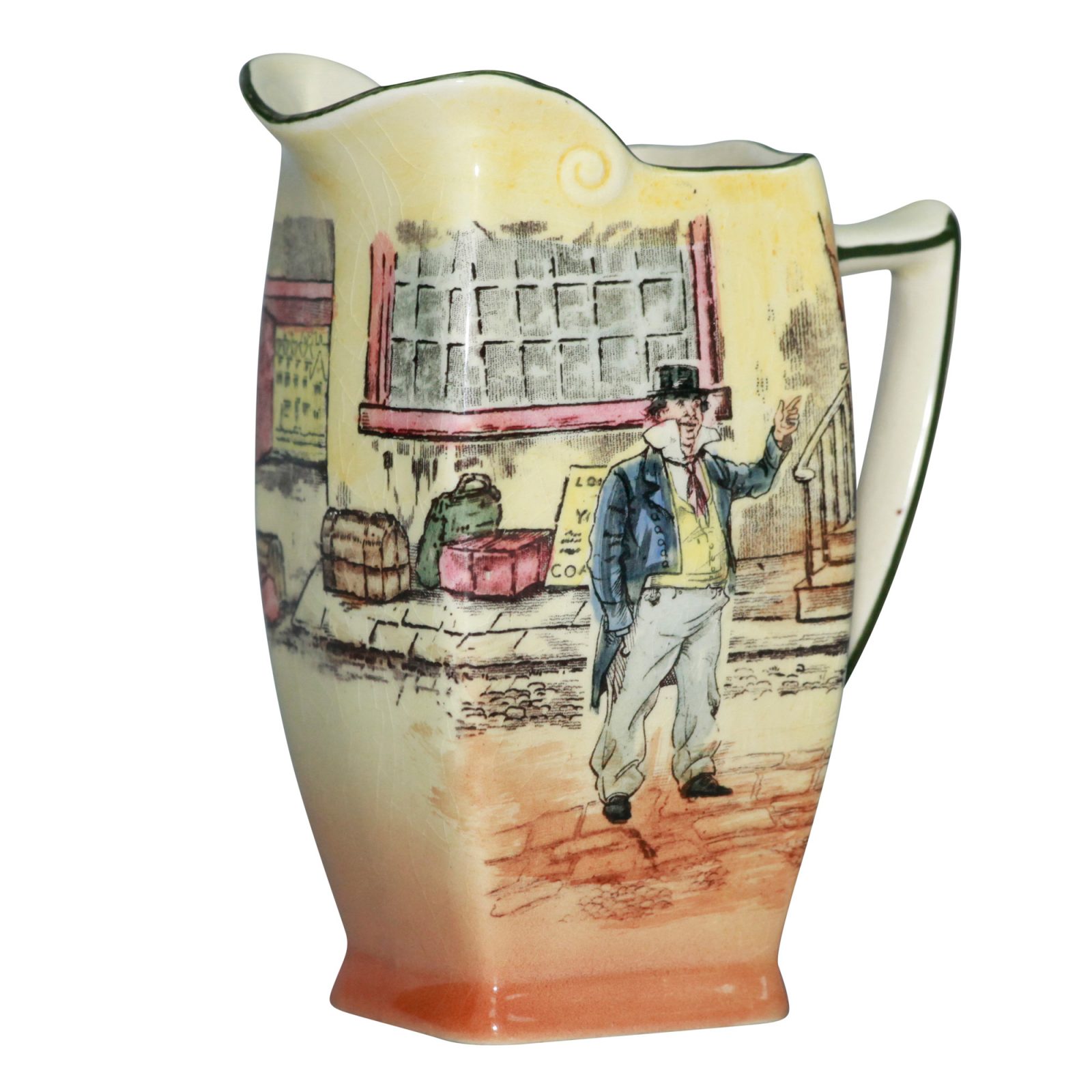 Dickens Cap'n Cuttle Pitcher 5H - Royal Doulton Seriesware