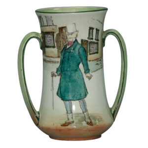 Dickens Mr Micawber Vase 5H - Royal Doulton Seriesware
