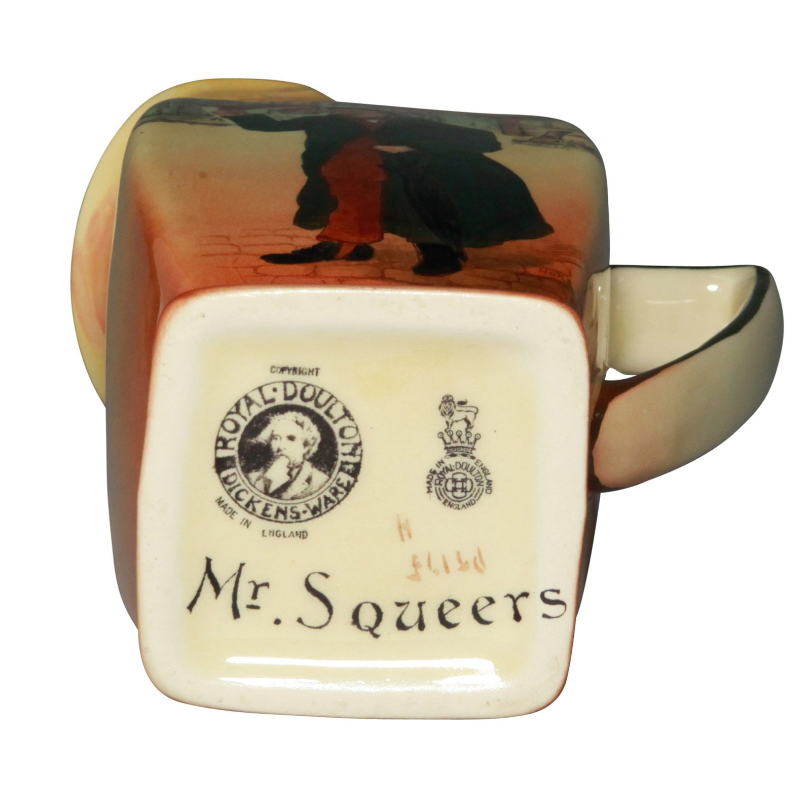 Dickens Mr Squeers Pitcher 7H - Royal Doulton Seriesware