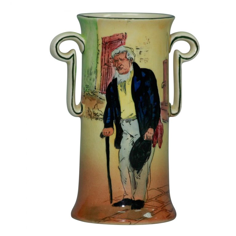 Dickens Old Peggoty Vase 5.75H - Royal Doulton Seriesware