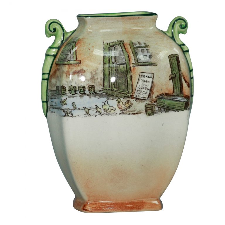 DickensTrotty Veck Vase 5.75H - Royal Doulton Seriesware