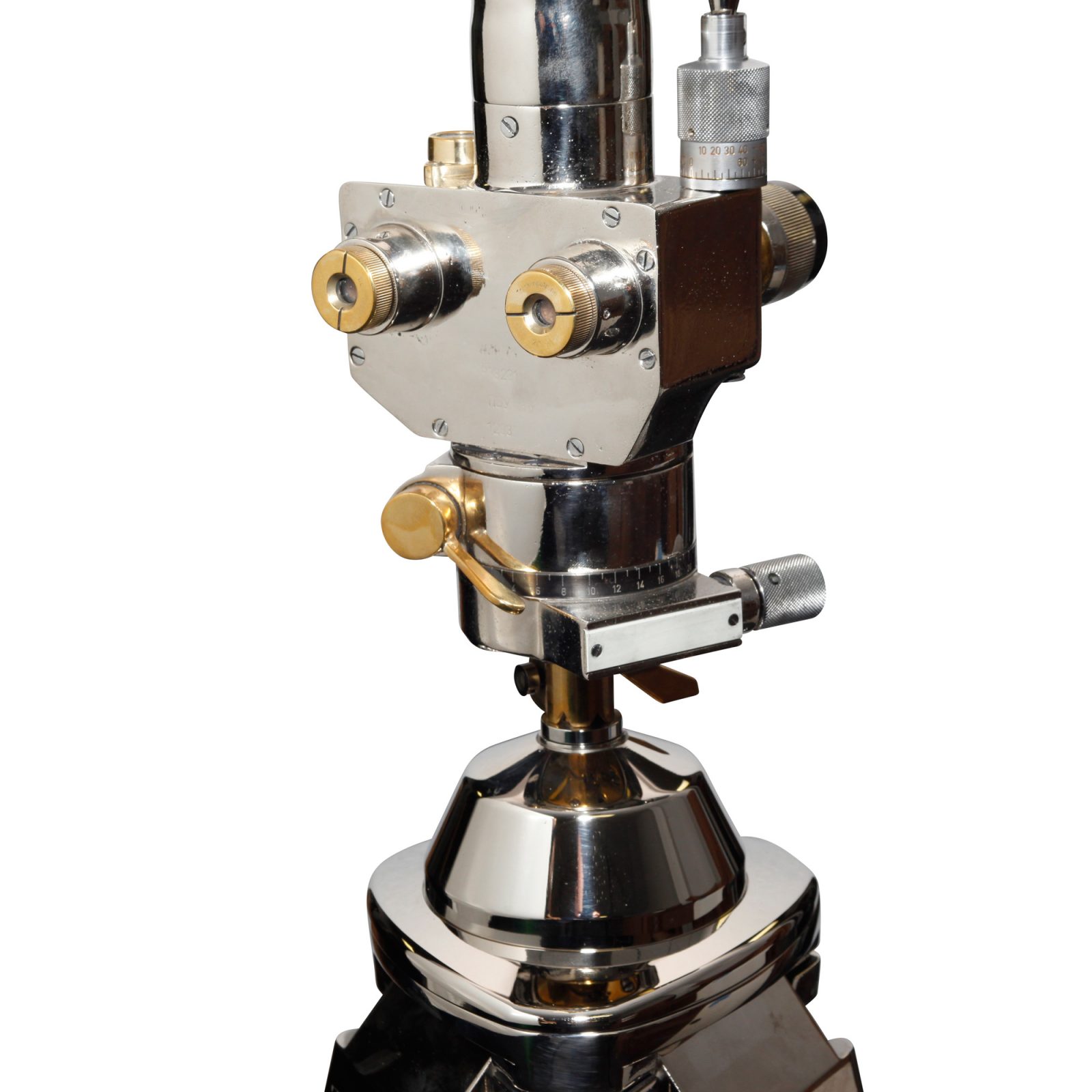 20/40x80 Zeiss Periscope Binocular on Wood Tripod