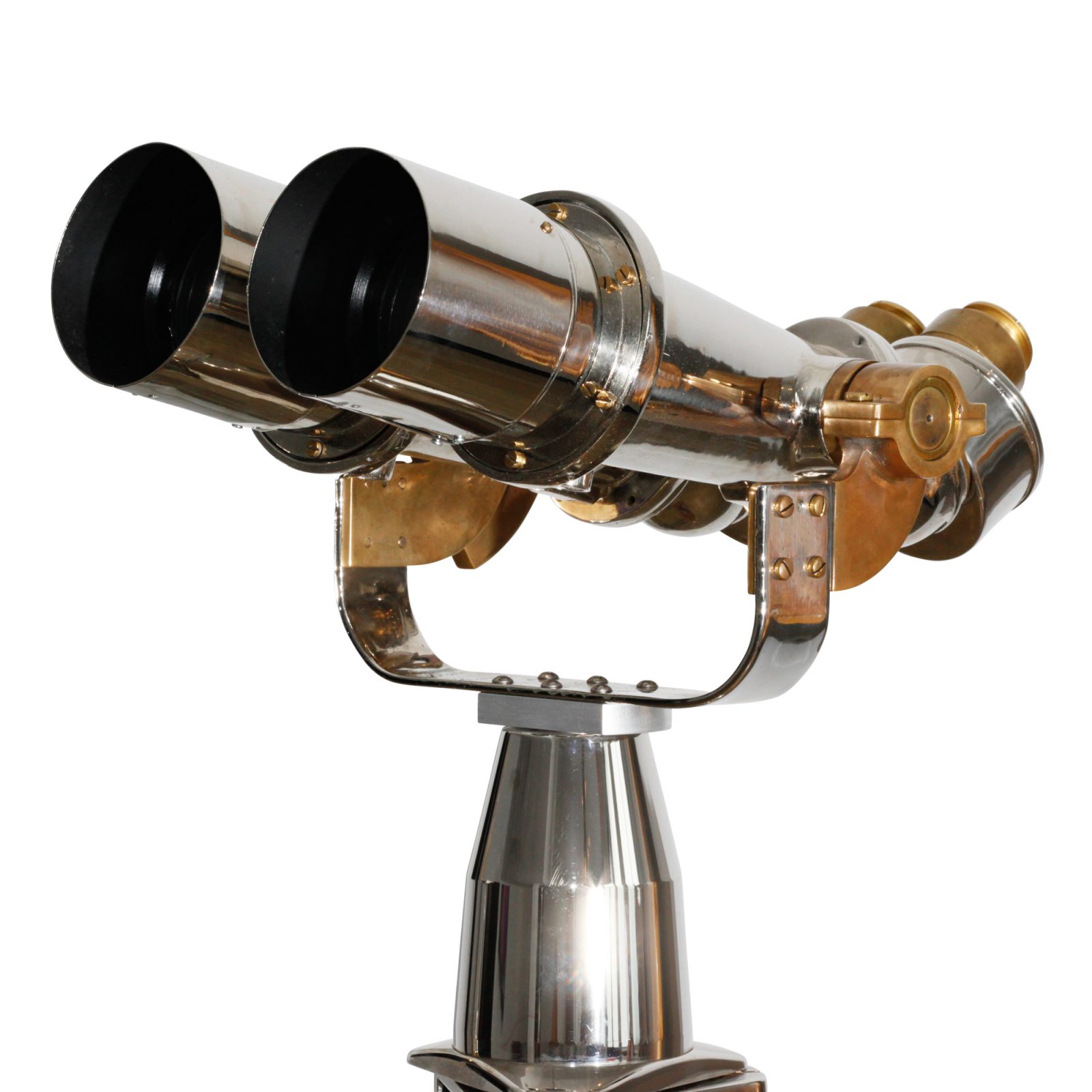 15x80 Japanese (Yashima Tokyo) Binoculars on Wooden and Steel Tripod