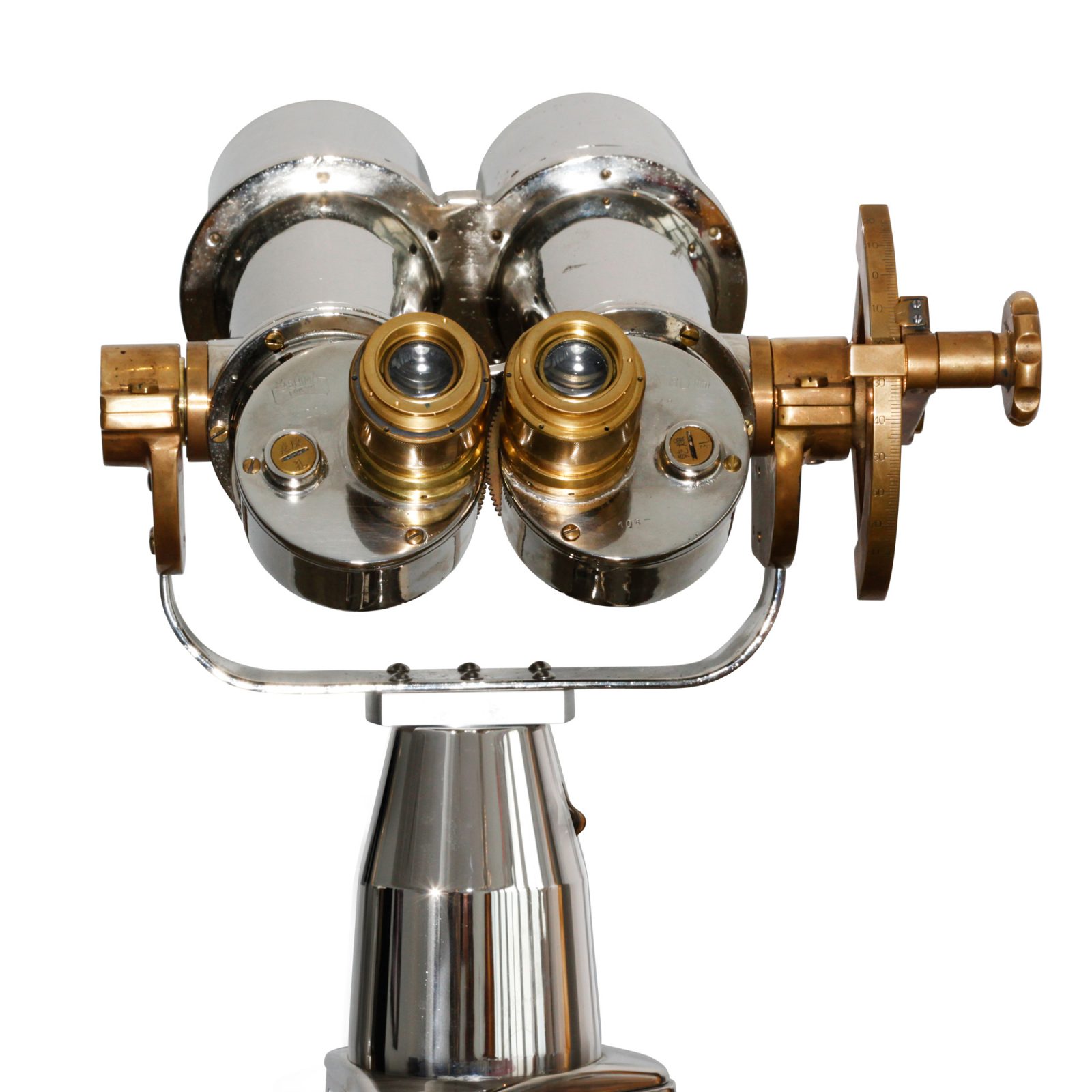 15x80 Japanese (Yashima Tokyo) Binoculars on Wooden and Steel Tripod