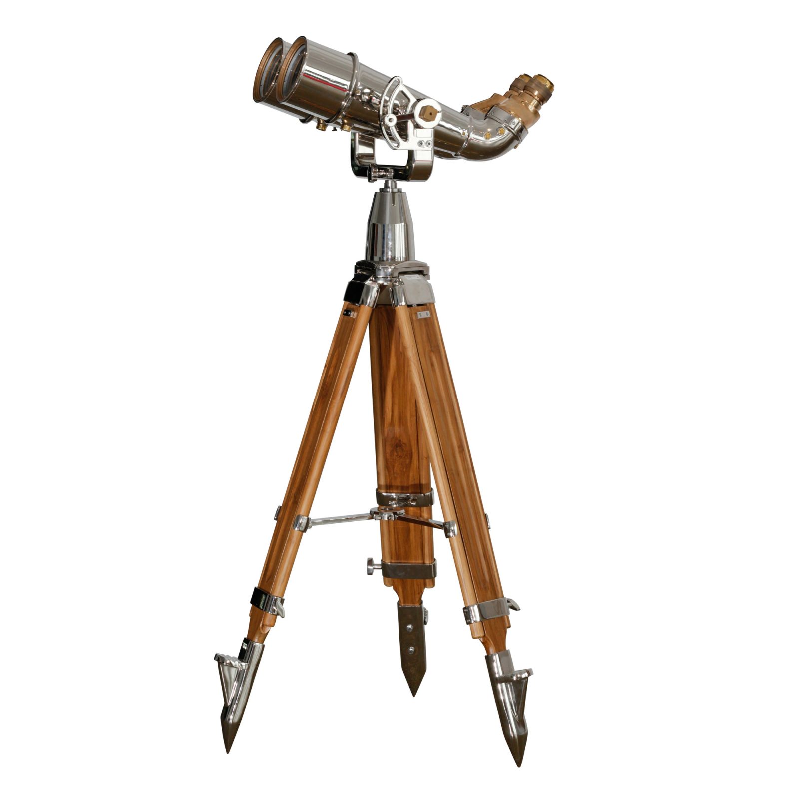 20x120 (70 Degree) Japanese Binoculars on Wood Tripod