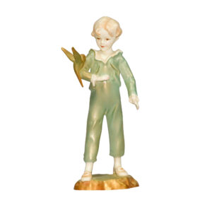 Boy with Parakeet Green RW3087 RW3087 - Royal Worcester Figurine