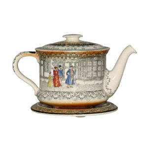 Old Moreton Hall D3858 - 2pc. Teapot and Trivet Set - Royal Doulton Seriesware