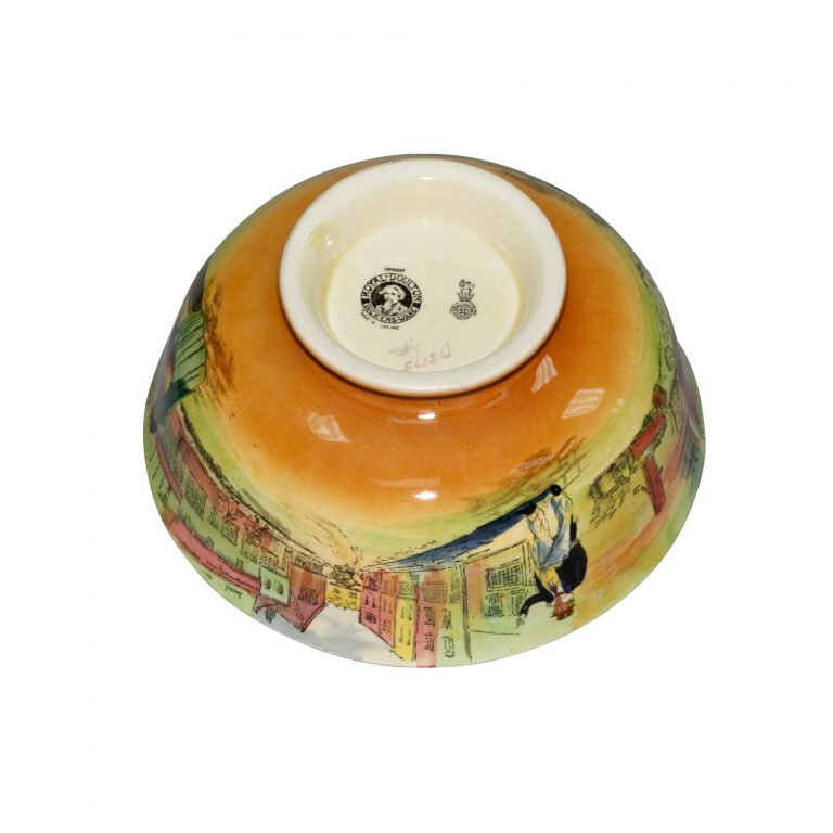 Dickens Bowl Pedestal 8Dia - Royal Doulton Seriesware